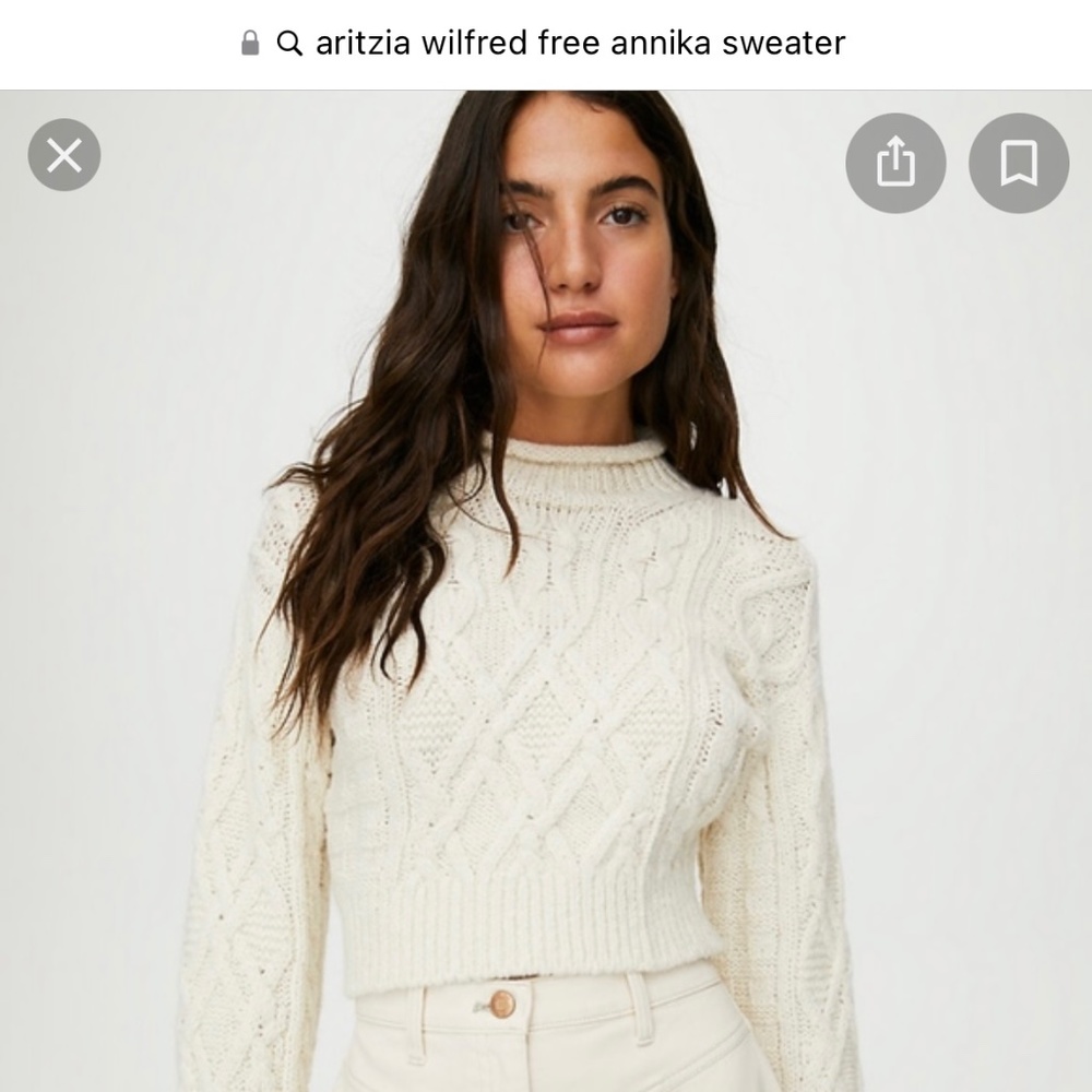 ISO Aritzia Wilfred Free Annika Sweater